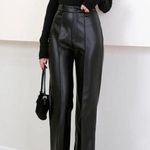 Commence - Black Leather Pants Photo 0