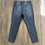 Judy Blue High Rise Embroidered Pocket Relaxed Fit Raw Hem Jeans 15 / 32 JB88259 Photo 5