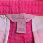 Lilly Pulitzer Shorts Women 0 Bright Pink Adie Bubbly Chino Fringe Trim Colorful Photo 4