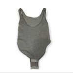 Free Press  woman’s Gray ribbed bodysuit Sz S Photo 4