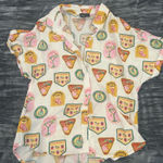Milk and Honey Colorful Graphic Margarita Button-Up Shirt Size M by Milk n Honey Photo 0