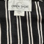 Caren Sport Black and White Striped Dress Size 3X Photo 7