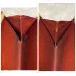 Cartier Burgundy Bordeaux Long Leather Kisslock Continental Wallet | Vintage Photo 10