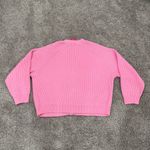 QUEEN OF SPARKLES Pink Bunny Cardigan Large Photo 3