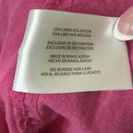 Gap  Linen Blend Pink High Waist Shorts Women's XS  4 Pocket Pull‎ On Photo 8