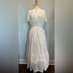 Anthropologie The Somerset Collection Eyelet Edition White Maxi Dress size XL Photo 11