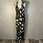 Banana Republic Elegant Black and Cream Halter Jumpsuit Size XL Photo 15