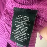 Lauren Ralph Lauren Purple Cable Knit Fisherman Preppy Sweater Size XS Photo 2