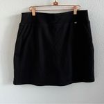 Jones New York Black Stretch Skort Skirt Shorts Knit Black Small Photo 0