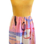 United Colors Of Benetton Two-Tone Midi Dress Photo 0