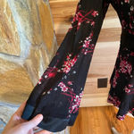 New York & Co. Japanese Flower shirt‎ size Small Photo 2