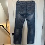 Cowgirl Tuff Women's Forever Tuff Bootcut Jean Riding Western Embroidered Pocket Blue Size 32 Photo 1