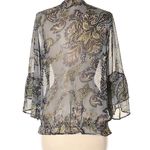 Kay Celine Blue Paisley Blouse Photo 1