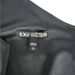 EXPRESS Purple Black One Shoulder Chiffon Sheath Cocktail Dress Size Small Photo 5