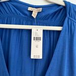 Bordeaux Royal blue relaxed fit shirt , silky feel Photo 1