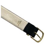 Pierre Cardin  Black Cowhide Leather Belt Size 34/85 Photo 5