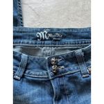 Miss Me Jeans Women 39 Medium Wash Denim Low Rise Boot Bling Embellished Y2K Photo 4