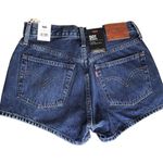Levi's NWT ® Premium 501® ORIGINAL FIT HIGH RISE SHORTS Broken Midnight Dark Wash Photo 7