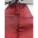 Tadashi Collection Formal Evening Blouse Ruby Red 3/4 Sleeve Size 6 New Photo 4