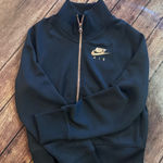 Nike 🖤  Air Mock-Neck Zip-Up CroppedJacket – Black/Rose Gold – XS Photo 0