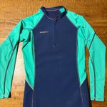 O'Neill  "WMS Superlite TB2 L/S Crew" Women's sz 10 Zip Rash Guard Swimming Photo 2
