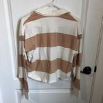 Aerie  Women's XS‎ Striped Cropped Long Sleeve Polo Shirt Multicolor NWT Photo 6