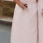 Ballet Pink Amsale Bridesmaid Dress Size 8 Photo 0
