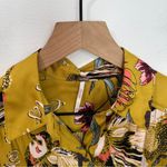 Free People  Silky Nights Oversized Button Down Shirt size XS Bohemian Hippie Photo 4