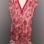 Poupette St. Barth  Sasha Mini Dress Pink
Floral Ruffle Dress Size medium Photo 1