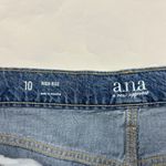 a.n.a . Blue Denim High Rise A-Line Maxi Skirt 10 Photo 2