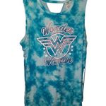 Wonder Woman Tie Dyed Tank Top Size Large (11/13) White Photo 0