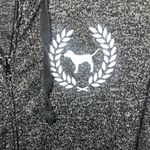 PINK - Victoria's Secret VS PINK Full Zip Hoodie Black White Dog Logo Women’s XS Photo 1