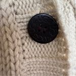 UGG  Cable Knit Cream Button Up Cardigan Sweater Size Small Photo 3