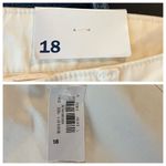 Old Navy Women’s NEW Chino Pants Cream Cotton Blend Mid Rise Casual Size 18 Photo 7