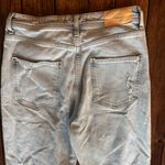 ZARA  Distressed Straight-Leg Jeans • Raw Hem • Light Wash • Size 6 Photo 4