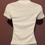 SheIn New White Ribbed Top Size XS Photo 3