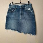 DL1961  Asymmetrical Georgia Denim Mini Skirt Small Photo 1
