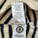 Everlane  The Half-Zip in Everyday Cotton in Canvas Navy, Size X-Small Photo 8