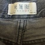 Free People  Gray Loving Good Vibrations Denim Shorts Photo 5