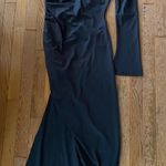 Princess Polly One Shoulder Black Dress Photo 5