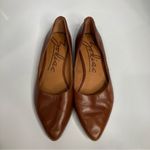Zodiac Hill flats cognac leather pointed toe size 7 Photo 3
