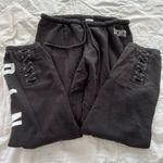 Black M Pink brand sweatpants Size M Photo 6