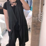 Addie  GREY knit duster cardigan size medium Photo 1