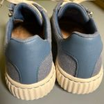 Clarks  Collection Lace Up Zip Caroline Echo Denim Blue Sneakers 5.5 M New Photo 3