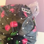 Unique Vintage  Corinne Cherry Pin Dot Sheath Swimsuit Photo 4