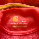 Carhartt Force Fitted Full-Zip Hoodie Sweatshirt Coral Women's Large Activewear Photo 4