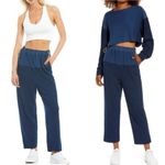 Free People New!  Movement‎ Surfside Joggers in navy blue, size M Photo 2
