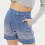 Urban Outfitters BDG Blue Ombre Women’s Chino Shorts Small Patch pockets Photo 0