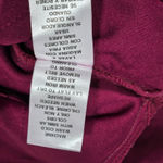 Donna Morgan  Burgundy Utility Belted Short Sleeve‎ Jumpsuit Wide Leg Women's 0 Photo 8