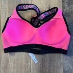 VSX Sport Women’s Cross Back Padded Underwire Sports Bra Pink & Black Photo 10